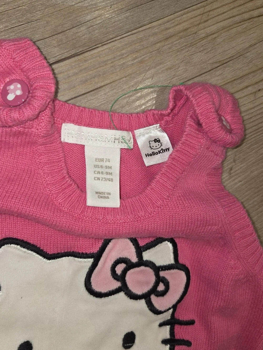 Hello Kitty Bright Pink Knit Tank Top for Kids